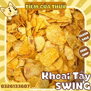 500G Bim Bim Khoai Tây Swing, Ostar Vỡ Cánh Ngon Giòn Đậm Đà, đồ ăn vặt, Tiệm Ăn Vặt Thuỳ Bùi