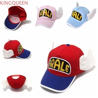 Mũ bóng chày KINGQUEEN Arale, Đôi cánh thiên thần Màu kẹo Dr.Slump Cap, Mũ chống nắng Snapback Phim hoạt hình Arale Mũ in trẻ em