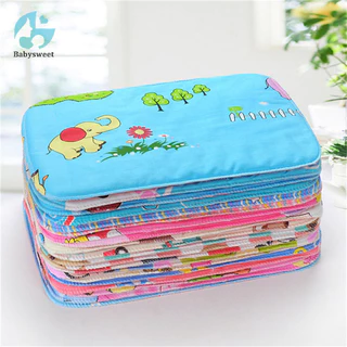 [Ylsw] 1Pc Bé Sơ Sinh Chống Thấm Nước Tiểu Thảm Tã Nappy Kid Bộ Đồ Lót Thay Đổi Bao Da VN