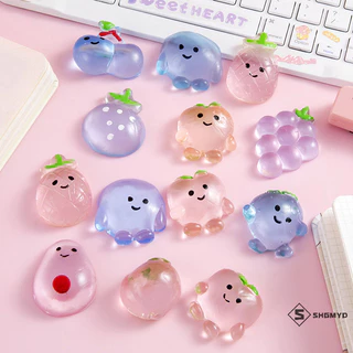 Shgmyd > 3 Đồ Chơi Bóp Trái Cây Hoạt Hình Đào Dứa Nho Fidget Đồ Chơi Squishy Pinch Nhào Đồ Chơi Giảm Căng Thẳng Đồ Chơi Kid Đảng Ủng Hộ Mới