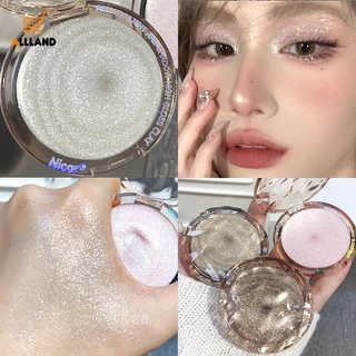 Phấn mắt Monochrome Long lanh Diamond Pearlescent Highlighter Powder Brighten Long Lasting Face Makeup Cosmetics