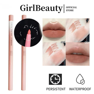 Gege bear 8-color mousse lip liner son môi không thấm nước và chống mồ hôi trang điểm không dễ phai mờ lip liner không lem son môi bút