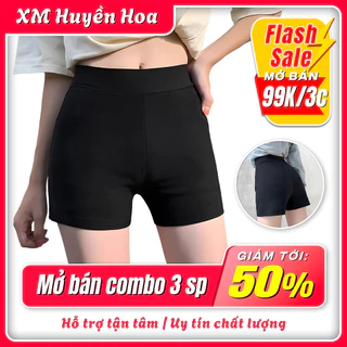 Quần đùi nữ lưng thun cotton mềm mát ôm eo tôn dáng cực xinh, quần short nữ - Huyền Hoa Shop