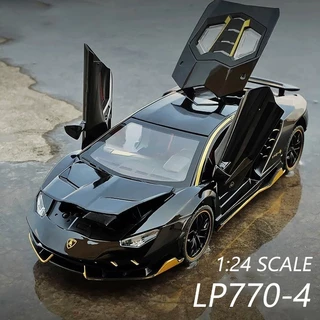 [Rum] Tỉ Lệ 1: 24 Lamborghini LP 770 Hợp Kim Xe Ô Tô Mô Hình Ánh Sáng & Âm Thanh Hiệu Ứng diecast Xe Đồ Chơi Cho Bé Trai Đồ Chơi Trẻ Em Quà Tặng Sinh Nhật Xe Ô Tô Đồ Chơi Mô Hình Xe Ô Tô Đồ Chơi Bộ Sưu Tập Mô Hình