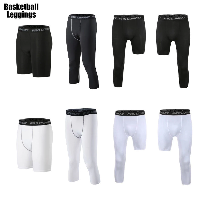 ✨Bóng rổ nam thể thao xà cạp xà cạp ,Quần Legging Lửng 3 / 4 Tập Thể Thao Cho Nam Quần Legging Ngắn
