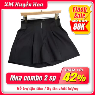 Quần đùi nữ cạp cao lưng chun Umi Hàn cao cấp mềm mịn tôn dáng siêu xinh, quần short nữ - Huyền Hoa Shop