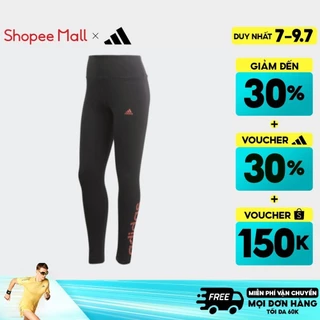 [7-9.7-VOUCHER 30%]adidas Phong cách sống QUẦN LEGGING LOGO CẠP CAO ESSENTIALS Nữ Đen HL2018