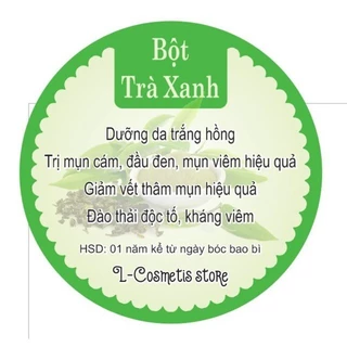 10 tem bột trà xanh