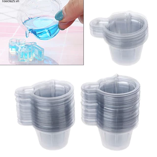 20/100 sets of 40ml plastic cups poured with resin glue, convenient for jewelry