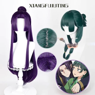 Anime Nhật Ký Apothecary Jinshi / Maomao Cosplay Tóc Giả 80cm / 50cm Tóc Giả Dài Chịu Nhiệt Tổng Hợp Tóc