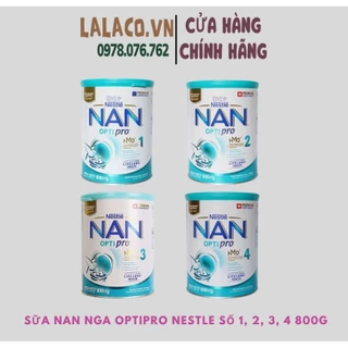 [HSD 05.2025] Sữa Nan Nga Optipro Nestle Số 1, 2, 3, 4 - Sữa Bột Công Thức 800g