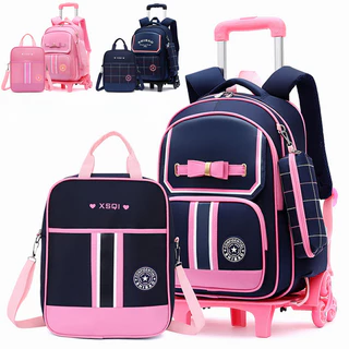 Học Sinh Tiểu Học Schoolbag Trẻ Em Ba Lô 1-3-6 Lớp Bé Trai Bé Gái Schoolbags Giảm Gánh Nặng Kép