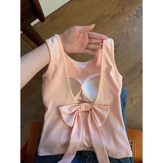 Slimfit Slimmer Look Sling Inner Match Nữ Xuân Hè Ba Lê Phong Cách Hàng Đầu Phong Cách Hàn Quốc Dây Desire Vest Hot Girl Dây Lưng Đẹp Nguyên Chất EY