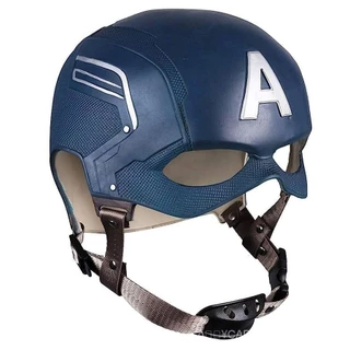 Captain America Mũ Đội Đầu Mặt nạ Có Thể Điều Chỉnh Triển Lãm Truyện Tranh Marvel Anh Hùng Mũ cos Avengers Mặt nạ Đạo Cụ Dự Tiệc Nhập Vai