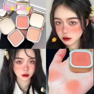 Hộp Sắt Blusher - Bột Đỏ Khoáng - Phấn má đào tự nhiên - Bảng má hồng họa tiết Mousse - Mỹ phẩm mặt - Phấn má hồng khỏa thân - Sắc tố đường viền mặt