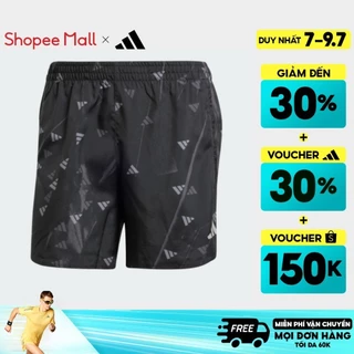 [7-9.7-VOUCHER 30%]adidas Chạy Quần Short Run It Brand Love Nam Đen IL7228