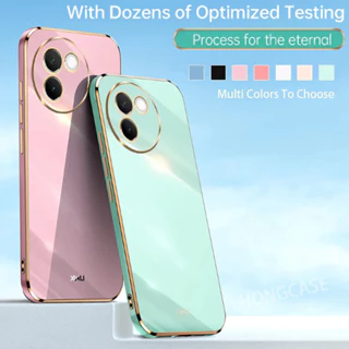 Ốp Lưng Cho vivo V30E 5G vivoV30E vivoV30 E 2024 Ốp lưng TPU Ốp Lưng Chống Sốc Mạ Sang Trọng Cạnh Thẳng Mềm Mại Linh Hoạt Tất Cả Bao Gồm