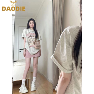 DAODIE áo phông áo thun nữ croptop baby tee Fashion Thời trang hàn quốc Trendy WCS24509X1 21Z240523