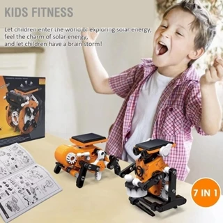 Kids Fitness Bộ Robot năng lượng mặt trời Đồ chơi xây dựng Năng DIY Xây học tập Khoa giáo dục cho trẻ em 8-12 tuổi