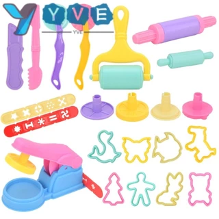 Yve Mô Hình Đất Sét Phụ Kiện, Máy Làm Mì DIY Plasticine Khuôn, Đồ Chơi Giáo Dục Sáng Tạo Hình Động Vật Nhựa Chơi Bột Bộ Dụng Cụ Trẻ Em