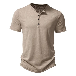 S-2XL 2024 Phong Cách Mới Nam Slub Cotton Đơn Giản Màu polo Áo Thun Ngắn Tay Nam Kích Thước Châu Âu Quần Áo Nam/2024 Mới Nam Tre Cotton Cổ Màu Áo Polo Ngắn Tay Kích Thước Châu Âu Quần Áo Nam