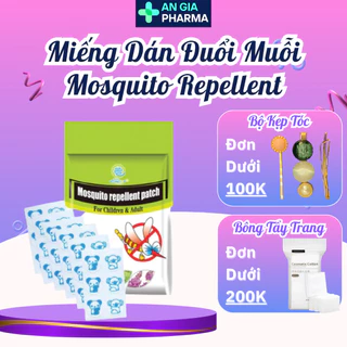 Miếng Dán Đuổi Muỗi Từ Tinh Dầu Thiên Nhiên Mosquito Repellent Patch - 6 miếng/túi