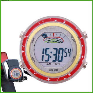 Digital watch installation, motorcycle steering wheel waterproof and luminous