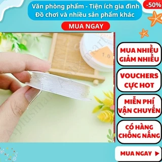 Cuộn dây cước - dây gân xỏ chuỗi trắng loại tốt  ✅FREESHIP 🚛 Cuộn dây cước - dây gân xỏ chuỗi trắng loại tốt - Aplusmart