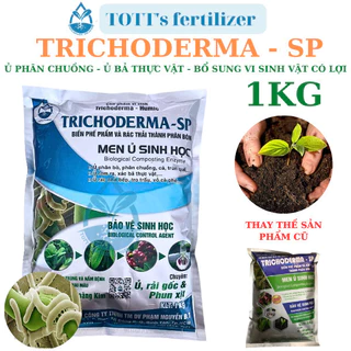 Men vi sinh nấm TRICHODERMA dùng ủ phân và xử lý đất gói 1kg TOTT's fertilizer