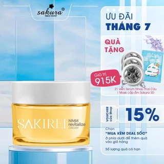 Kem tế bào gốc NMN tái sinh phục hồi da Sakirei NMN Revitalize Cream 50g