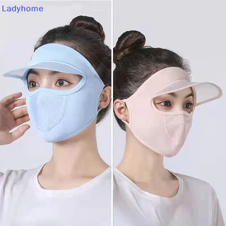 Lady Women Thin Thoáng Khí Ice Silk Cổ Dài Full Face Mask UV Protection VN