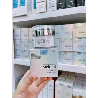 (Tặng Nạ) Kem dưỡng trắng da mờ thâm nám tàn nhang Dr.MH Mela M Cream 50ml chính hãng