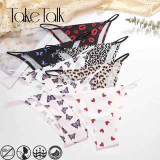 Take Talk In Quần Liền Mạch Cho Nữ Thiết Kế Eo Gợi Cảm Quần Lót Ice Silk