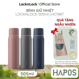 Bình giữ nhiệt 505ml Maman LocknLock Chính hãng, giữ nhiệt lâu, nắp kín có thể thay thế cốc LHC1487 - HAPOS OFFICIAL