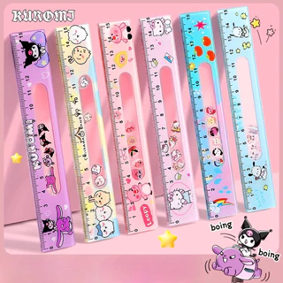 Sanrio Thước Hoạt Hình Capybara Kuromi Cinnamoroll Thước Vẽ Dụng Cụ Sinh Viên Văn Phòng Phẩm Trường Vật Dụng Văn Phòng