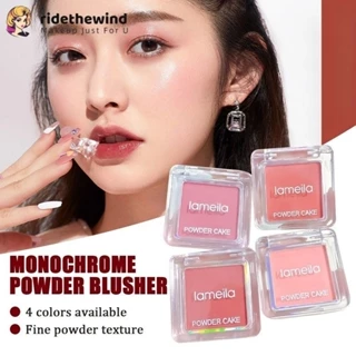 [COD] Phấn Má Hồng Lameila Monochrome Rouge Matte Lâu Trôi Tự Nhiên Không Thấm Nước Trang Điểm Màu Da 4 Màu Má Hồng