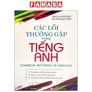 Sách Các Lỗi Thường Gặp Trong Tiếng Anh (Tái Bản 2021)