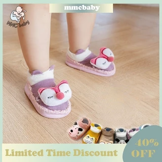 0-24 Tháng Tất Sàn Cho Bé Tất Cotton Sơ Sinh Tập Đi Giày Tất Hoạt Hình Không Trơn Trượt Thoải Mái Ấm Áp Tất Cho Bé