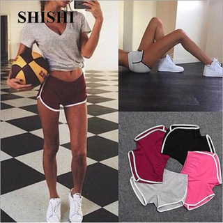 SHISHI quần short nữ quần đùi nữ jean Thanh lịch Độc đáo casual Thời trang WDD2450T46 21Z240522