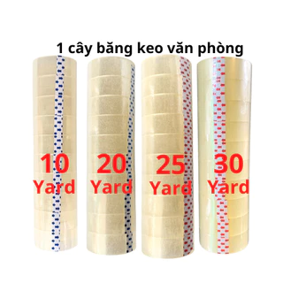 SKU425 - Băng keo trong văn phòng loại nhỏ, 1 cây 10 cuộn rộng 1.8cm, 10yard-20yard-25yard-30yard