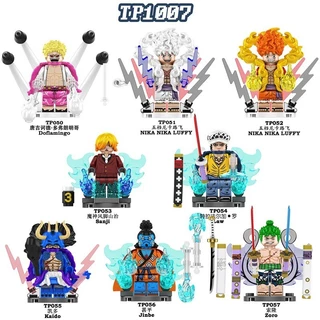 [One Piece] Tương thích với Lego Lắp ráp giáo dục trẻ em Khối xây dựng hạt nhỏ Mô hình búp bê Đồ chơi-Anime Series / Nicara Luffy