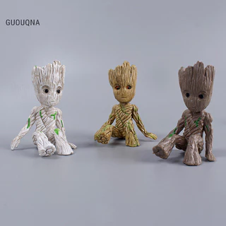 Guouqna Tree Man Groot Guardians Of The Galaxy Avengers Anime 6cm Mini Đồ Chơi Nhân Vật Hành Động Sitg Groot Đồ Chơi Trẻ Em Quà Tặng BASL