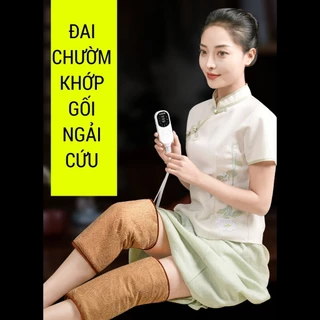 Đai Chườm Ngải Cứu Giảm Đau Mỏi Khớp Gối, Đai chườm Ấm Khớp Gối