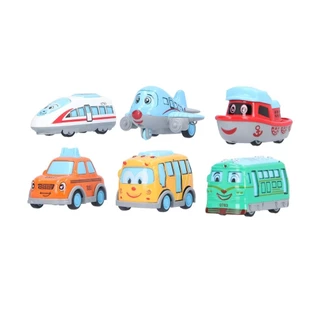 Floorr Kids Toy Set Car / Bus Boat Model Mini Transportation Toys Supply