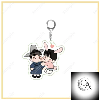 Móc khóa in hình DẠ KÝ ver THỎ CƯNG BL manhwa anime chibi mica trong acrylic dễ thương