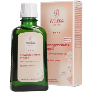 [Date 2026] Dầu chống rạn da hữu cơ Organic Weleda Nội địa Đức cho bà bầu mang thai 100ml