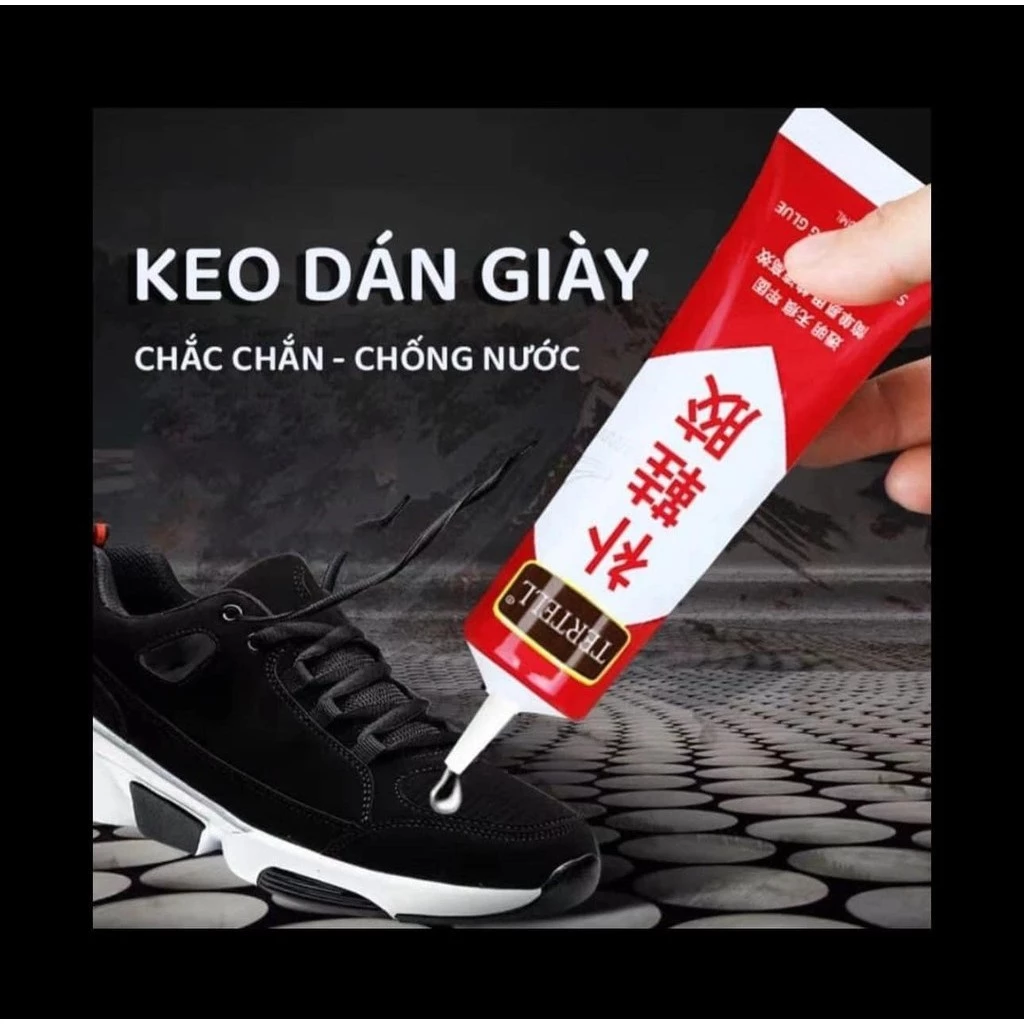 Keo Dán Giày Thể Thao Bằng Cao Su Trong Suốt Chống Thấm Nước 60ML