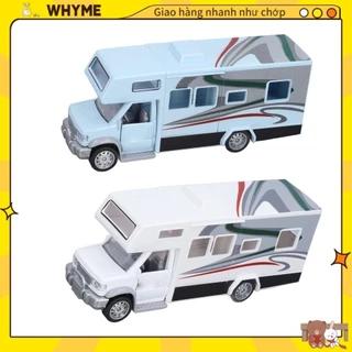 WHYME 1/32 Trẻ Em RV Đồ Chơi Âm Thanh Ánh Sáng Mở Cửa Mô Phỏng Giáo Dục Hợp Kim Motorhome Dành Cho