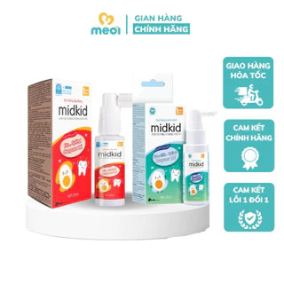 Xịt chống sâu răng Midkid 20ml/30ml cho trẻ từ 1 tuổi