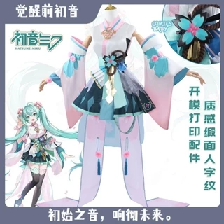 Onmyoji Linkage Hatsune Miku cosplay Costume before Awakening Halloween Anime Clothing Female 2